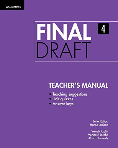 Final Draft Level 4 Teacher's Manual von Cambridge University Press